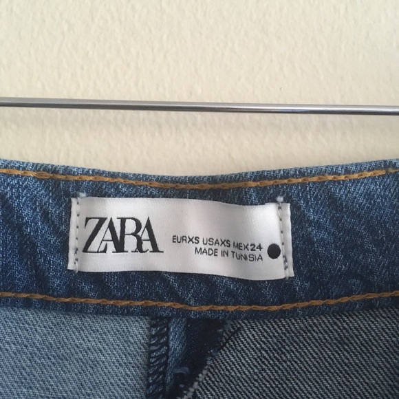 Zara Colourblock Denim Skirt - Picture 12 of 14